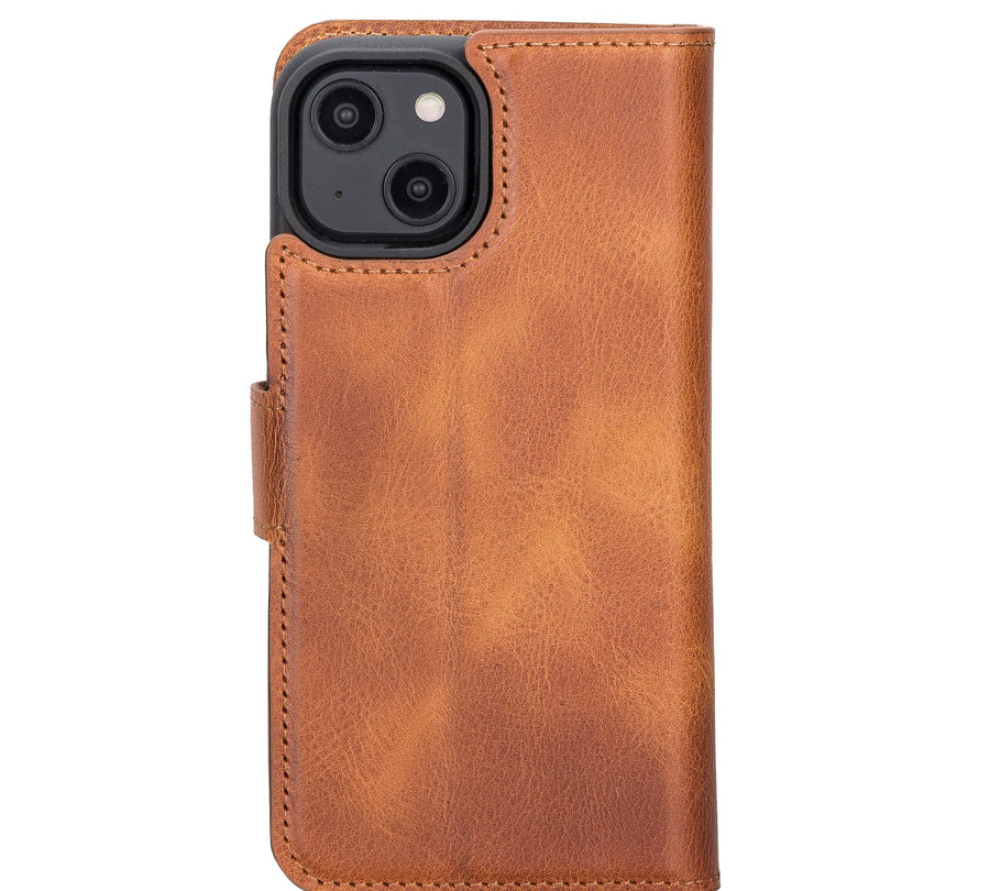 Funda tipo billetera de cuero desmontable con bloqueo RFID Ravenna para iPhone 14