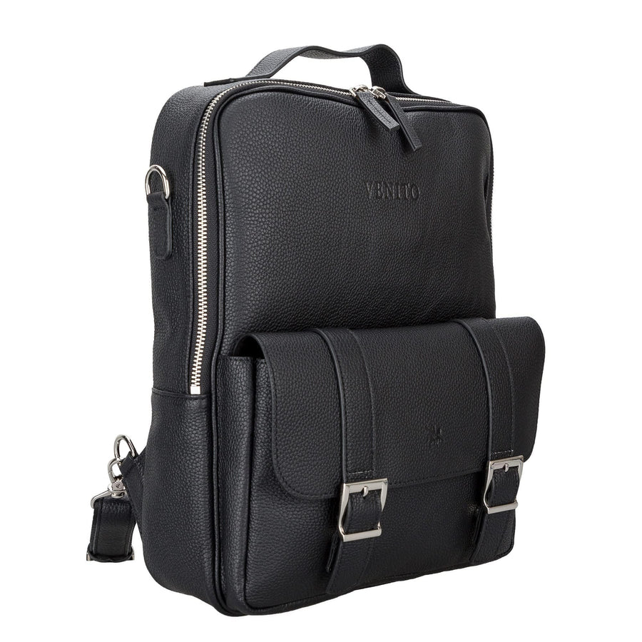 Sicily Unisex 14" Leather Laptop Backpack