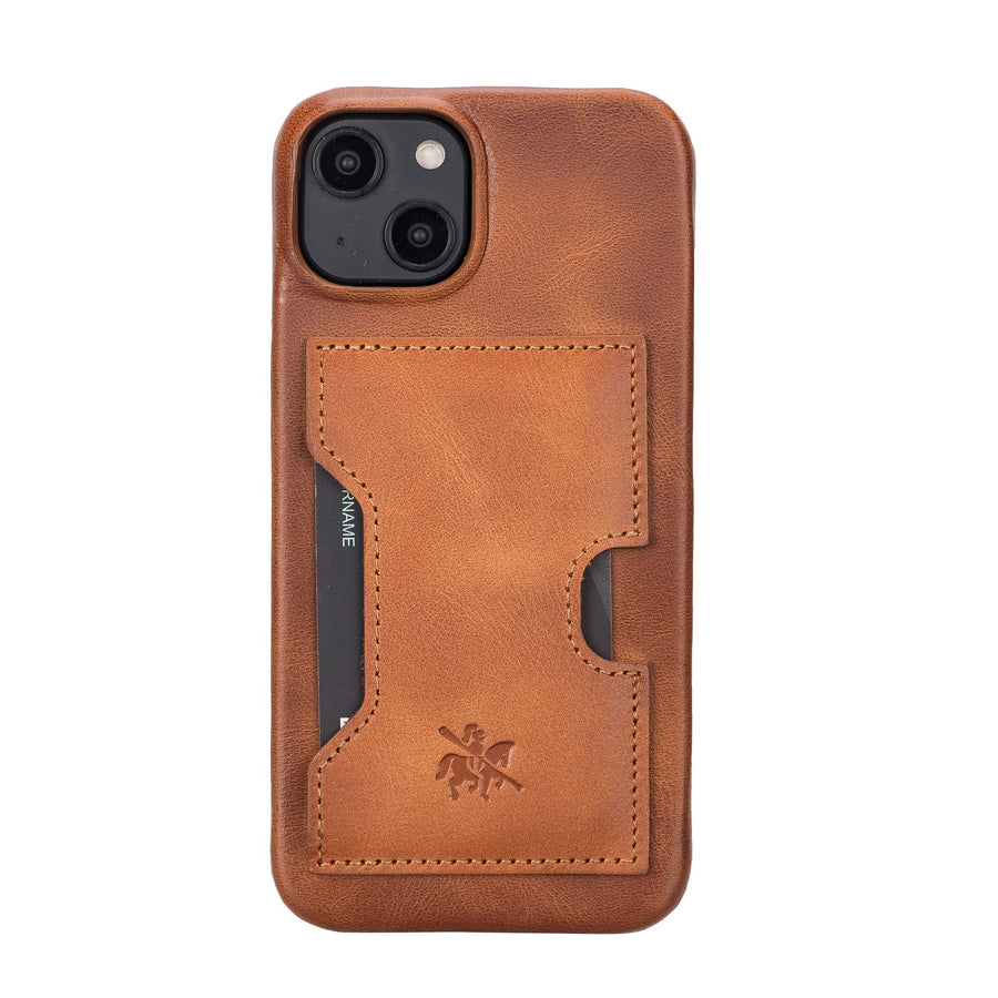 Funda tipo billetera de cuero con bloqueo RFID Florence para iPhone 14