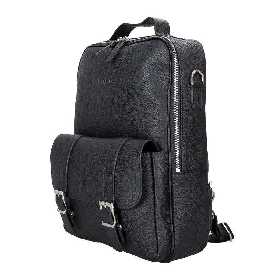 Sicily Unisex 14" Leather Laptop Backpack