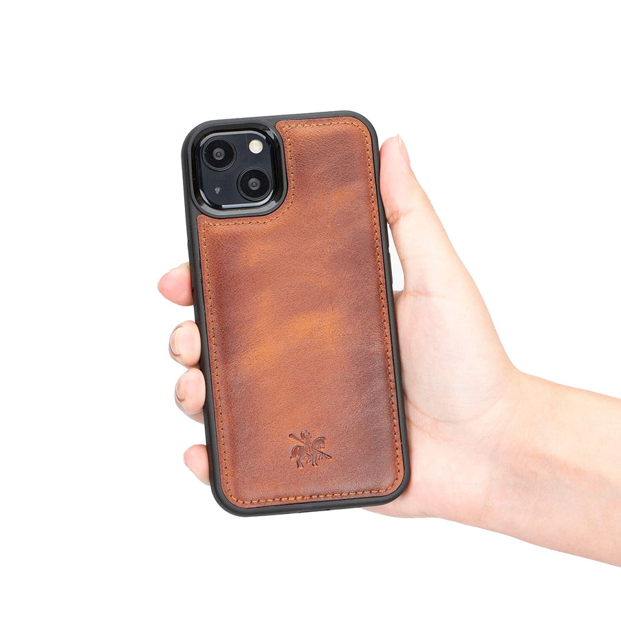 Lucca Snap On Leather Case for iPhone 13 Mini