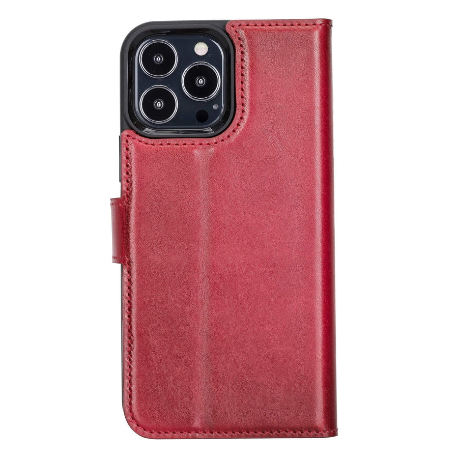 Funda tipo cartera de cuero desmontable con bloqueo RFID Ravenna para iPhone 13 Pro Max