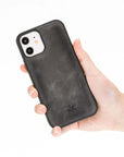 Lucca Snap On Leather Case for iPhone 13