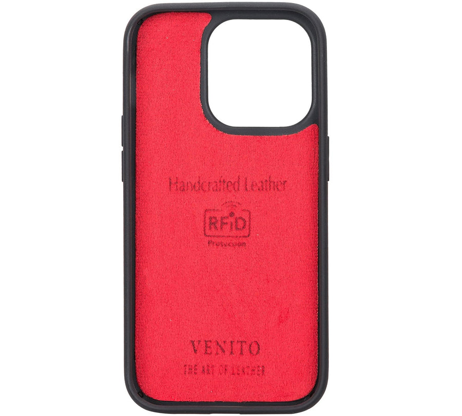 Funda tipo billetera de cuero desmontable con bloqueo RFID Ravenna para iPhone 14 Pro