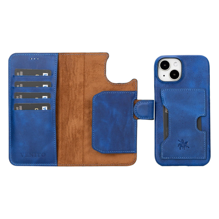 Florence RFID Blocking Leather Wallet Case for iPhone 15