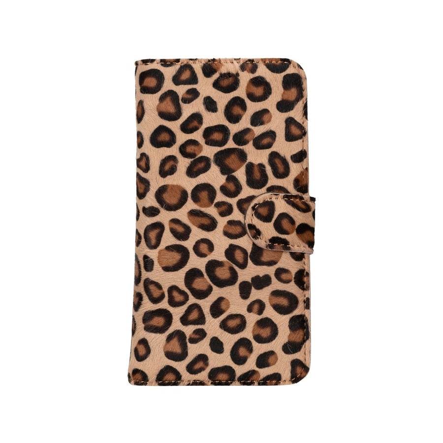 Funda tipo billetera de cuero con bloqueo RFID Florence para iPhone 15 Pro