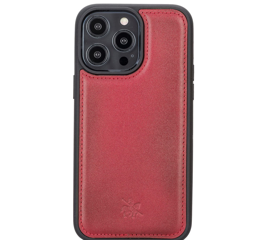 Funda de cuero Lucca Snap On para iPhone 14 Pro Max