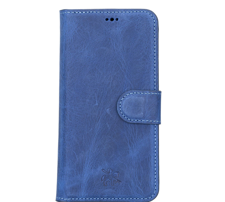 Funda tipo billetera de cuero desmontable con bloqueo RFID Ravenna para iPhone 14