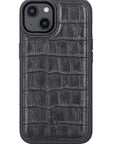 Funda de cuero Lucca a presión para iPhone 14