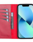 Funda tipo cartera de cuero desmontable con bloqueo RFID Ravenna para iPhone 13 Pro Max