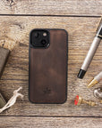 Lucca Snap On Leather Case for iPhone 13