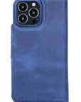 Funda tipo billetera de cuero con bloqueo RFID Florence para iPhone 14 Pro Max