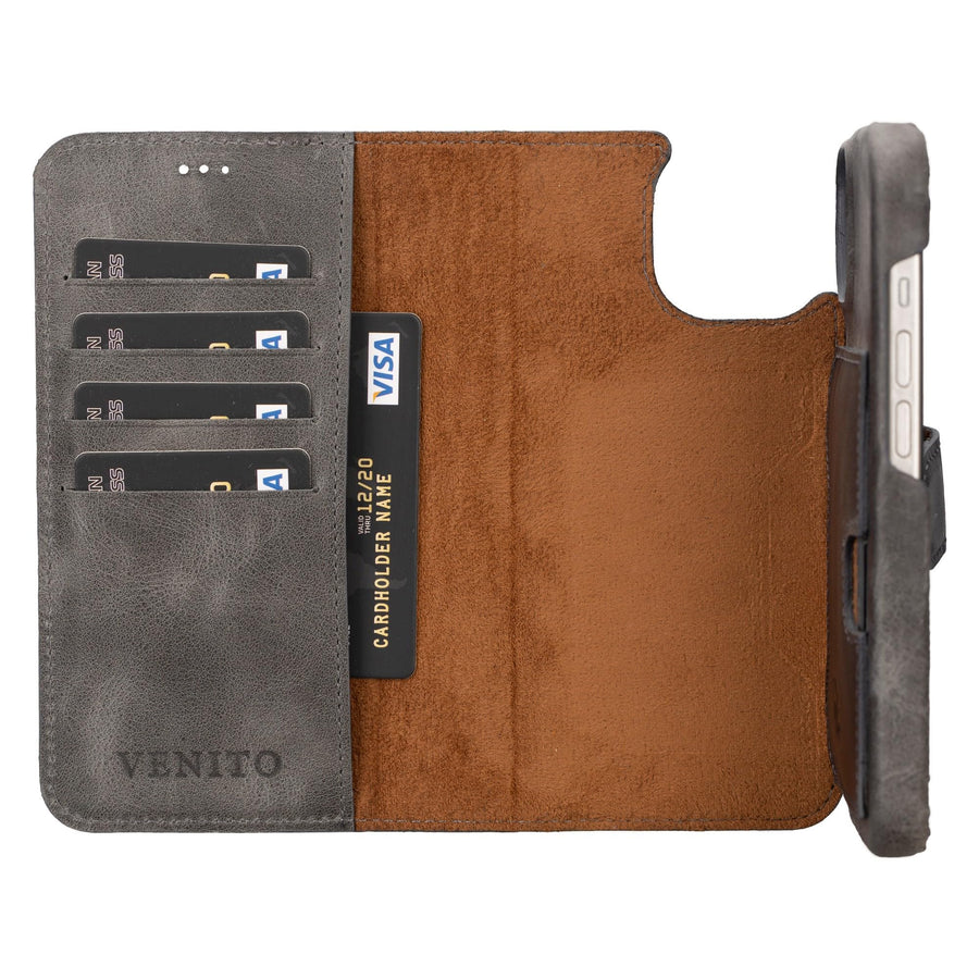 Florence RFID Blocking Leather Wallet Case for iPhone 15