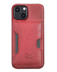 Funda tipo billetera de cuero con bloqueo RFID Florence para iPhone 14