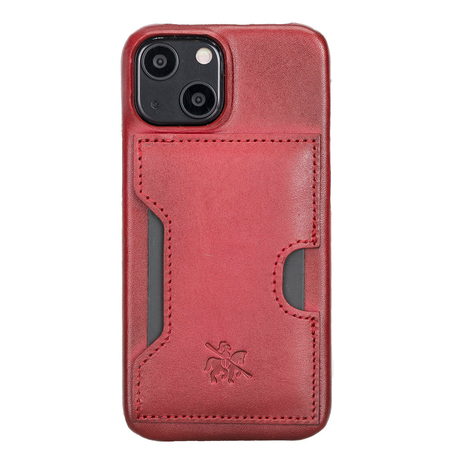 Funda tipo billetera de cuero con bloqueo RFID Florence para iPhone 14