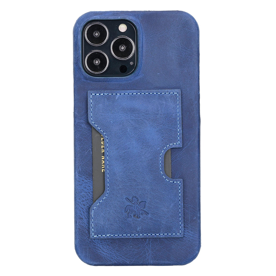 Funda tipo billetera de cuero con bloqueo RFID Florence para iPhone 14 Pro