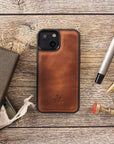 Lucca Snap On Leather Case for iPhone 13