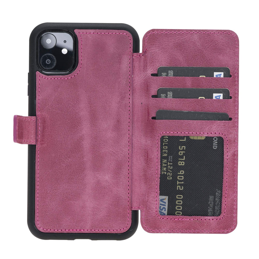 Verona RFID Blocking Leather Slim Wallet Case for iPhone 11