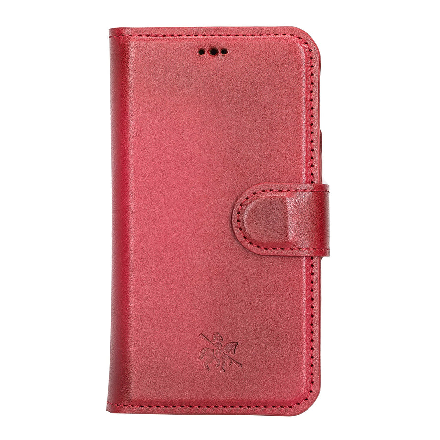 Funda tipo billetera de cuero con bloqueo RFID Florence para iPhone 14