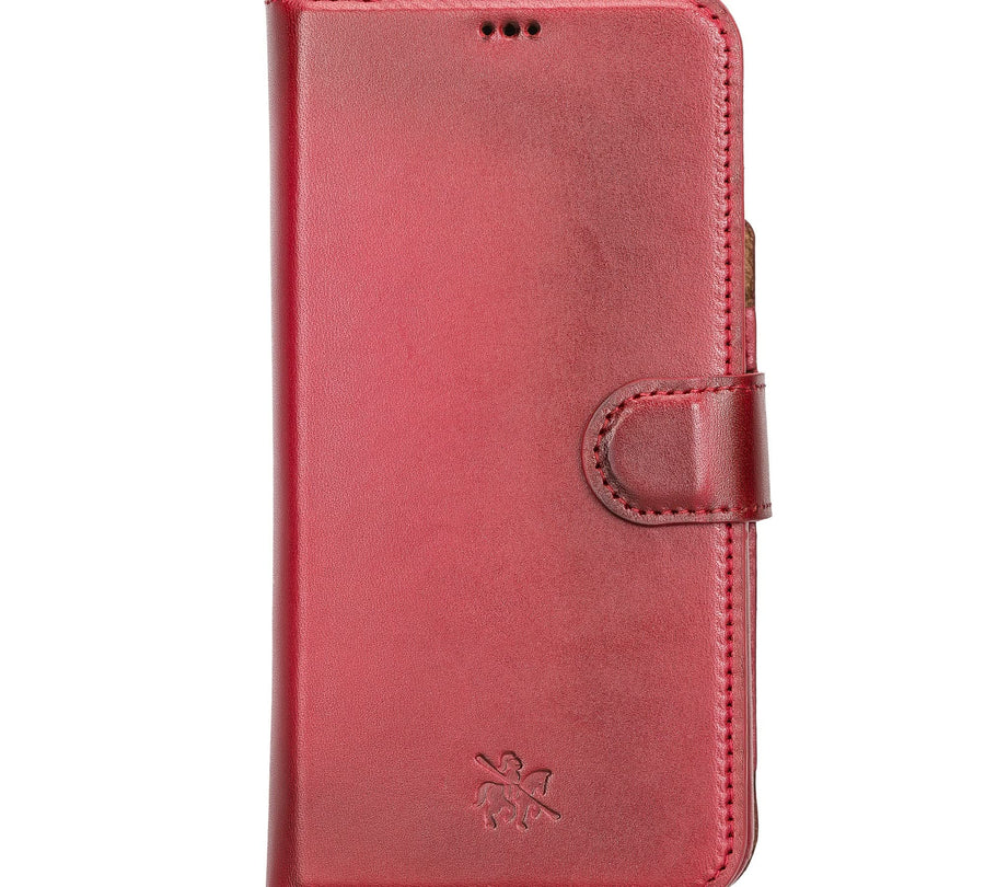 Funda tipo billetera de cuero con bloqueo RFID Florence para iPhone 14 Pro Max