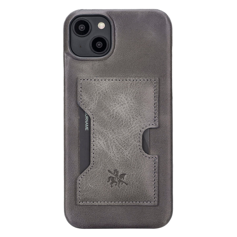 Funda tipo billetera de cuero con bloqueo RFID Florence para iPhone 14 Plus