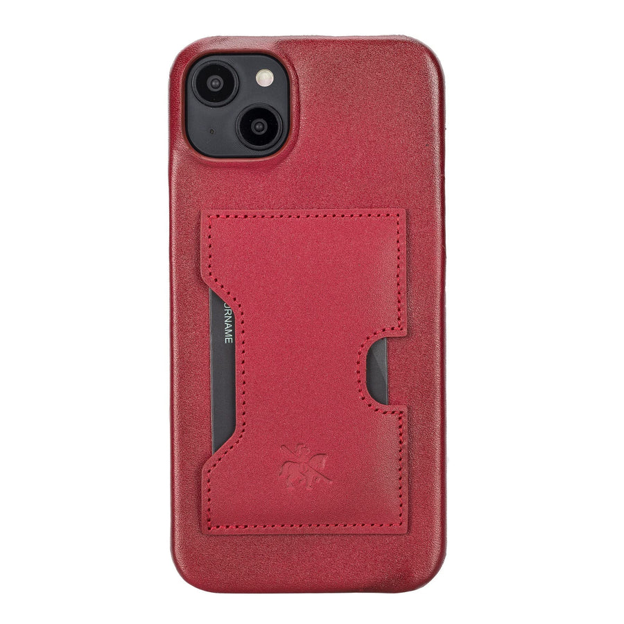 Funda tipo billetera de cuero con bloqueo RFID Florence para iPhone 14 Plus