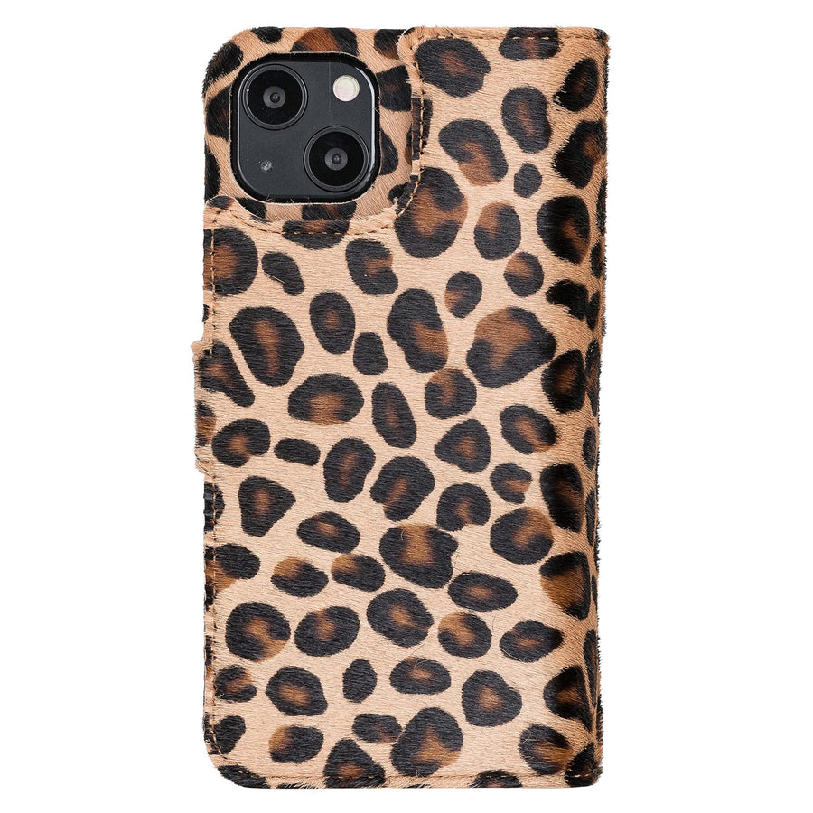 Funda tipo billetera de cuero con bloqueo RFID Florence para iPhone 14