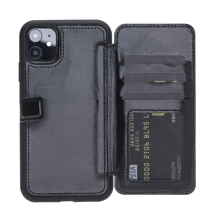 Verona RFID Blocking Leather Slim Wallet Case for iPhone 11