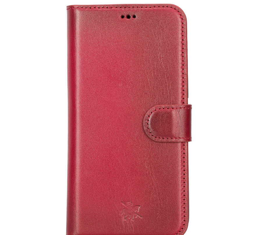 Funda tipo cartera de cuero desmontable con bloqueo RFID Ravenna para iPhone 14 Pro Max