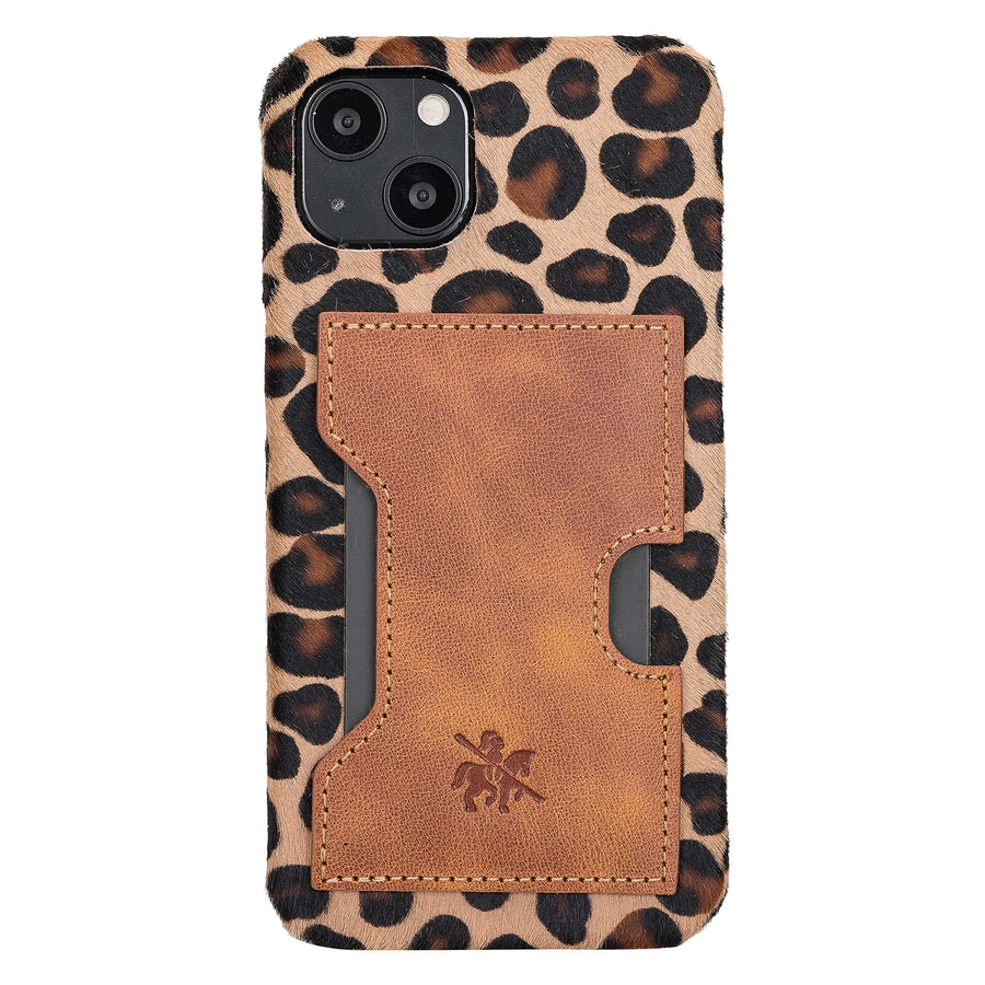 Funda tipo billetera de cuero con bloqueo RFID Florence para iPhone 14