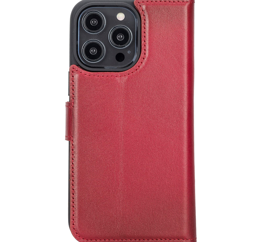 Funda tipo cartera de cuero desmontable con bloqueo RFID Ravenna para iPhone 14 Pro Max