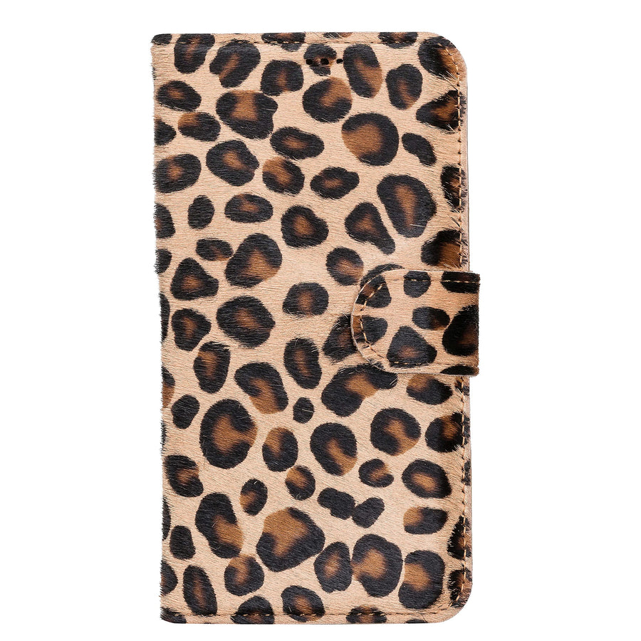 Funda tipo billetera de cuero con bloqueo RFID Florence para iPhone 14