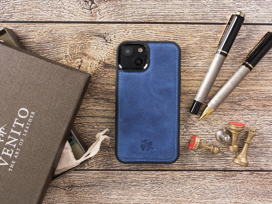 Lucca Snap On Leather Case for iPhone 13