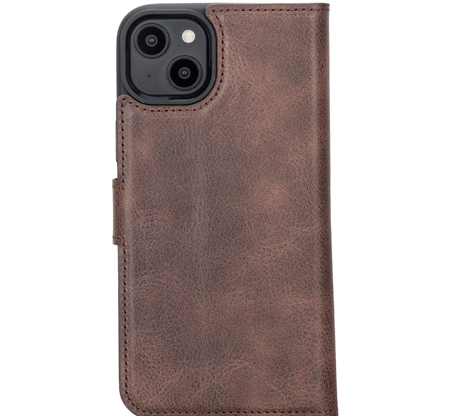 Ravenna RFID Blocking Detachable Leather Wallet Case for iPhone 14 Plus