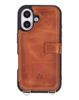 Fermo Leather Crossbody Wallet Phone Case for iPhone 16