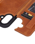 Fermo Leather Crossbody Wallet Phone Case for iPhone 16