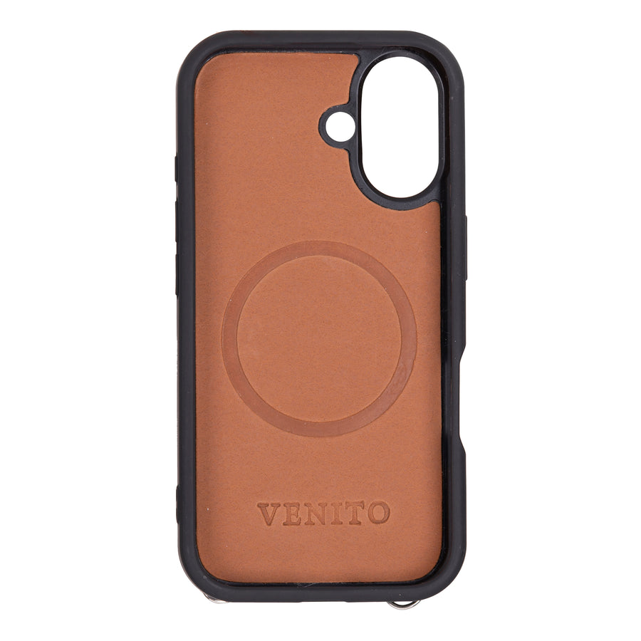 Fermo Leather Crossbody Wallet Phone Case for iPhone 16