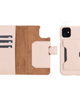 Funda tipo billetera de cuero con bloqueo RFID Florence para iPhone 11