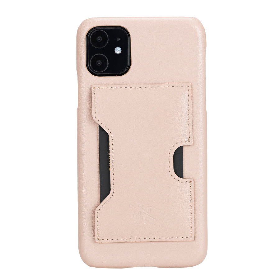 Funda tipo billetera de cuero con bloqueo RFID Florence para iPhone 11