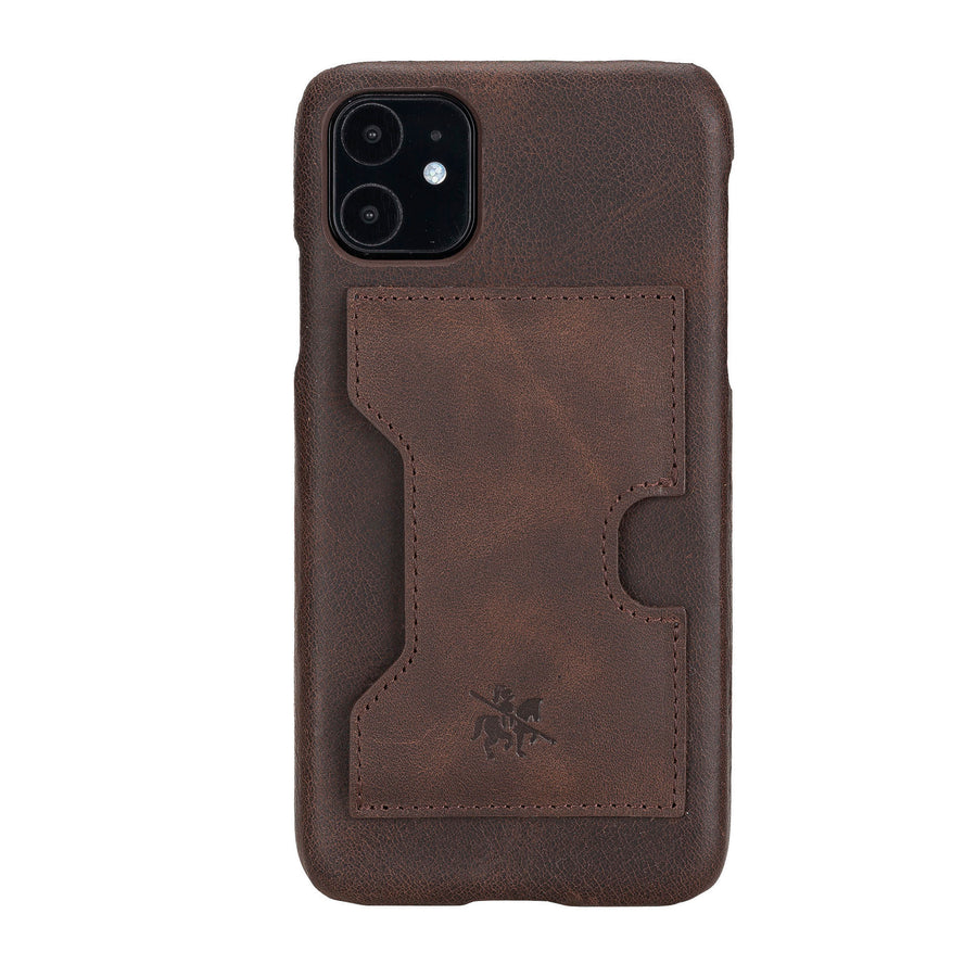 Funda tipo billetera de cuero con bloqueo RFID Florence para iPhone 11