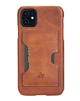 Funda tipo billetera de cuero con bloqueo RFID Florence para iPhone 11