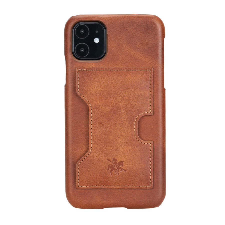 Funda tipo billetera de cuero con bloqueo RFID Florence para iPhone 11