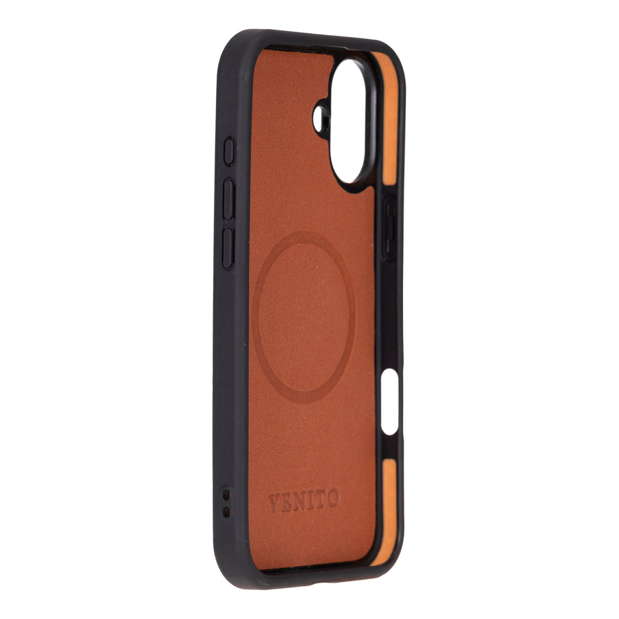 Lucca Snap On Leather Case for iPhone 16 Plus