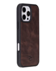 Funda de cuero Lucca Snap On para iPhone 15 Pro Max