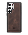 Funda de cuero Lucca Snap On para Samsung Galaxy S23 Ultra