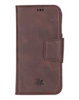 Vicenza RFID Blocking Detachable Leather Wallet Case for iPhone 16 Pro