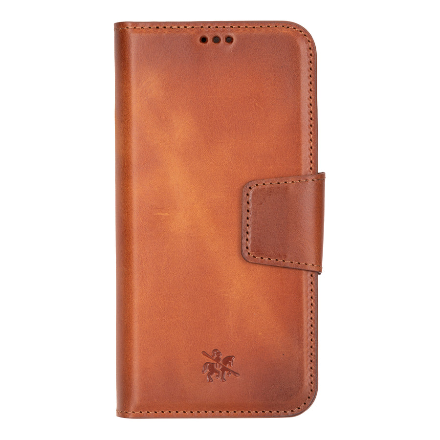 Vicenza RFID Blocking Detachable Leather Wallet Case for iPhone 16 Plus