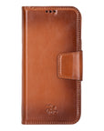 Vicenza RFID Blocking Detachable Leather Wallet Case for iPhone 16 Plus