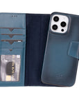 Vicenza RFID Blocking Detachable Leather Wallet Case for iPhone 16 Pro Max