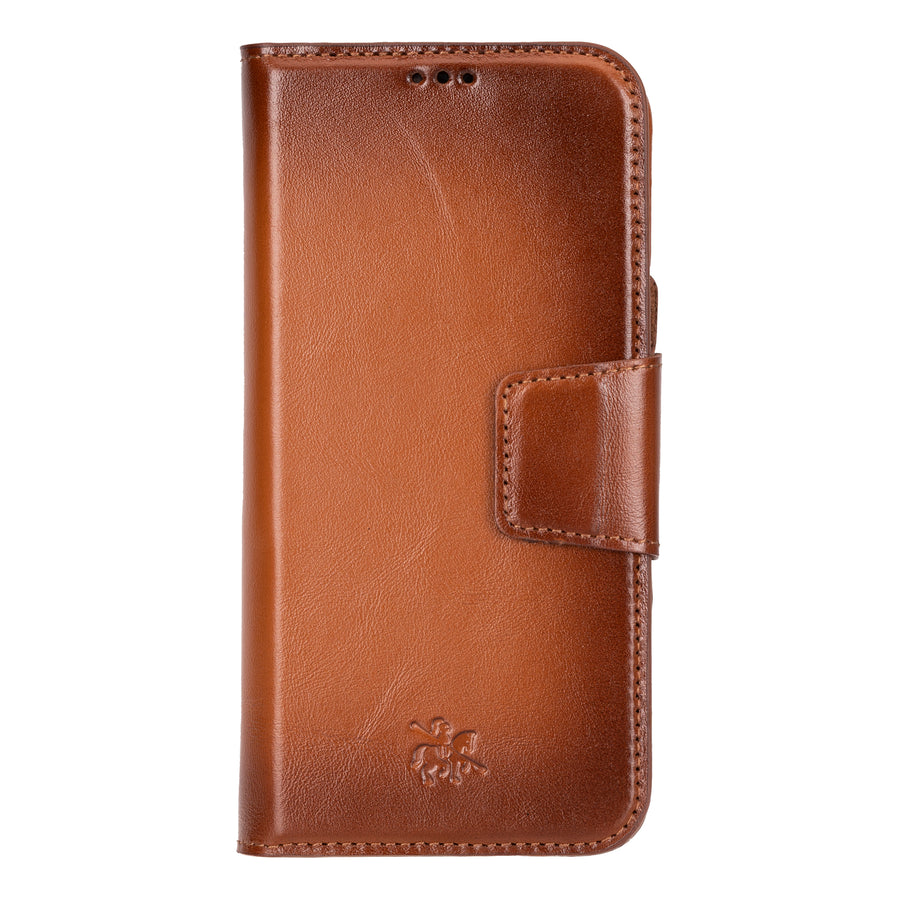 Vicenza RFID Blocking Detachable Leather Wallet Case for iPhone 16 Pro Max